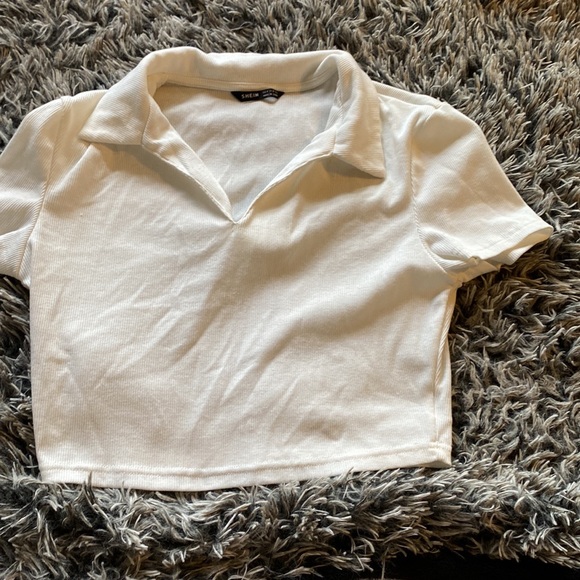 V-Neck Collard Tee(2) - Picture 2 of 4